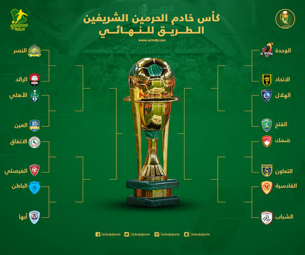 جدول كأس الملك السعودي 2022